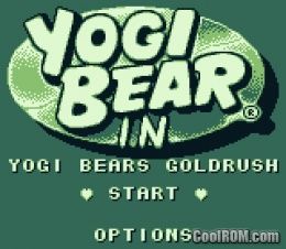 Yogi Bear in Yogi Bear's Goldrush (Europe) ROM Gameboy Color / GBC ...